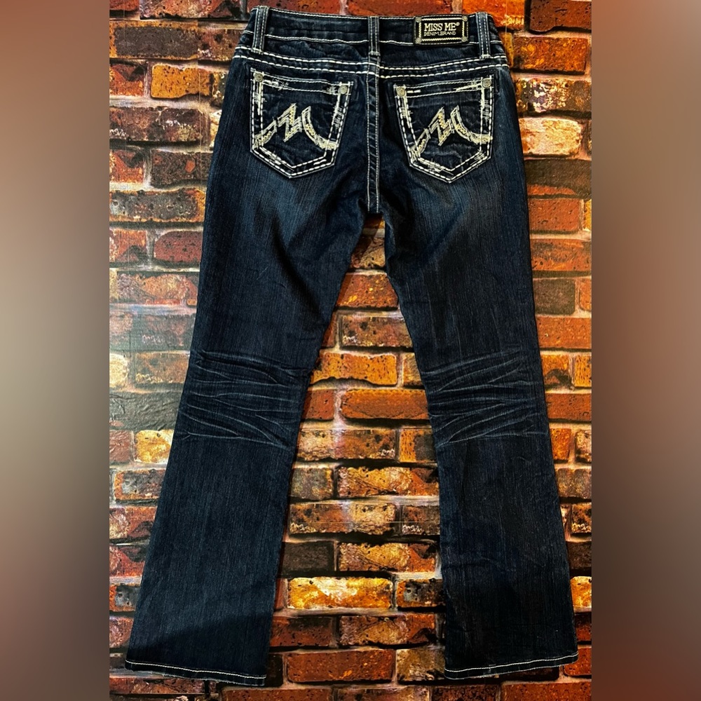 Miss Me Denim Brand Blue Jeans Size 26 Easy Boot